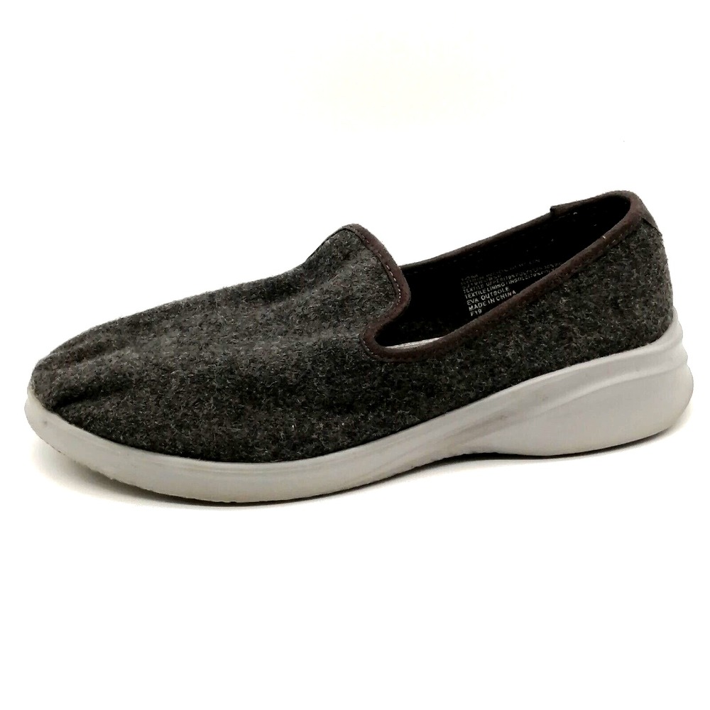 JSport by Jambu Shoes Womens Robin Wool Gray 10 Walking Sneakers Memory Foam